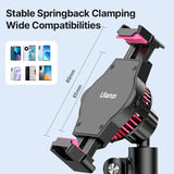 Ulanzi SK-06 Phone Clip with Cooling Radiator Livestreaming Set Smartphone Stand with 360° Rotation Ballhead Cooler Radiator
