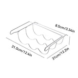 Under Desk Storage Basket Hangings Baskets For Kitchen Iron Art Pantry Book Refrigerator Fruit Organizer Wine Storage Rack