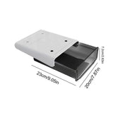 Under Table Drawer Mount Self-adhesive Attachable Drawer Slide-out Storage Drawers Punch-free Under Drawer Bottom Storage Box