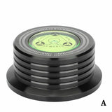 Universal 60Hz LP Vinyl Record Player Disc Turntable Stabilizer with Level Aluminum Alloy Weight Clamp Drop Shipping CN(Origin)
