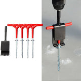 Universal Ice Anchor Kit Ice Fishing Shelter Anchor Tool Ice Shelter Tent Fixer Accessory Tools For Ice Insert Sewing
