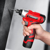 VVOSAI 100N.m MT-SER 16V Electric Drill Screwdriver Impact Driver Cordless Drill Household Multifunction Hit Power Tools