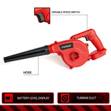 VVOSAI Cordless Leaf Blower Electric Air Blower Cordless Garden Tools For 18V Makita Lithium Battery