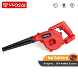 VVOSAI Cordless Leaf Blower Electric Air Blower Cordless Garden Tools For 18V Makita Lithium Battery