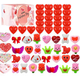 Valentine Day Mochi Squishy Toys Valentines Day Mochi Squishy Cute Toys With Hearts Box And Cards Kawaii Valentines Day Squeeze