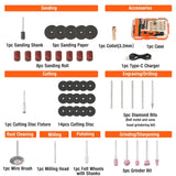 ValueMax 4V Electric Mini Grinder Set Drill USB Charging Rotary Tools With Engraving Accessories Kits for DIY Grinding Polishing
