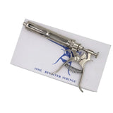 Veterinary Animal Continuos Injection Syringe Revolver 10/20/30/50ml Stainless Steel Vaccination Gun Automatic for Cow Pig  Shee