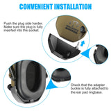 W1 Bluetooth Adapter Design for Walker's series electronic shooting earmuffs Convert wire earmuff to wireless one