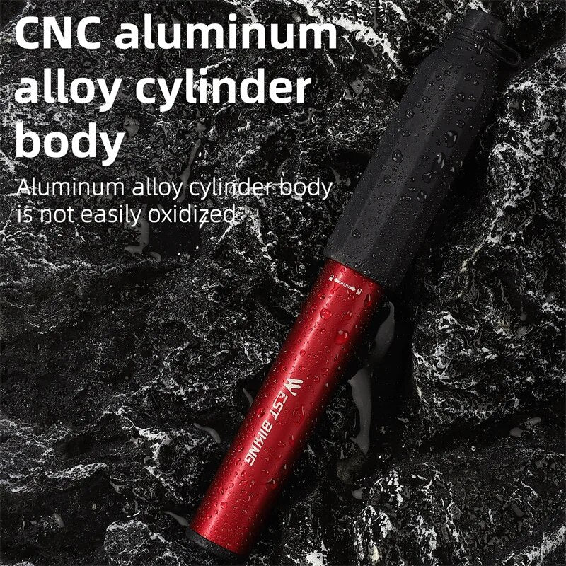 WEST BIKING 3 Color Bicycle Air Pump Portable Tire Inflator Schrader Presta Extension Hose Manual Air Compressor MTB Road Bike