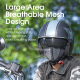 WEST BIKING 3D Reflective Windproof Motorcycle Hood Mask UV Protection Balaclava All Season Cycling Caps Men Running Hiking