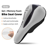 WEST BIKING 6 Color Comfortable Bicycle Seat Covers Soft Gel Memory Foam Saddle Cover Mesh Breathable MTB Road Bike Cushion