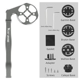 WEST BIKING Bicycle Computer Light Dual Mount Garmin XOSS Bryton Gopro Adapter Aluminum Alloy Handlebar Speedometer GPS Stand