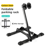 WEST BIKING Bicycle Foldable Parking Racks Indoor MTB Road Bike Floor Wheel Stand Storage Stable Stand Racks Bike Accessories