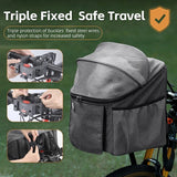 WEST BIKING Bicycle Front Pets Bag For Travel Breathable Breathable Wear-Resistant Bag For Dog Cat Outdoor Pet Backpack Hand Bag