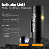 WEST BIKING Bicycle Headlights USB Rechargeable Portable Cycling Flashlight Ultralight Waterproof Lamp MTB Road Bike Front Light