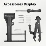 WEST BIKING Bicycle Repair Stand Wall/Table Mount Bike Parking Racks Maintenance Support Adjustable Clamp Bike Display Storage