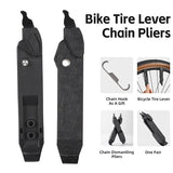 WEST BIKING Bicycle Tyre Spoon Multitool Chain Buckle Pliers MTB Road Bike Tire Disassembly Levers Master Link Chain Pliers Tool