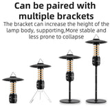 WEST BIKING Camping Lamp Rechargeable Multifunctional Tent Hanger Lantern Outdoor Table Lamp LED Flashlight Camping Supplies