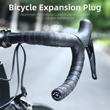 WEST BIKING Colorful Handlebar End Plugs With Tools Alunimum Alloy Road Bike MTB Handle Bar End Cap Expansion Plugs 22-24mm