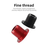 WEST BIKING Colorful MTB Chainring Bolts 7075 Aluminum Alloy Single Chainwheel Screws 6.5/8.5mm Disc Bolts Nut Road Bike Parts