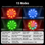 WEST BIKING Colorful Smart Brake Taillights Aluminum Alloy Bicycle Rear Light IPX5 Waterproof Auto Sleep Bike Flash Tail Light
