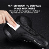 WEST BIKING Comfortable Foam E-Bike Seat Cushion City Cruisers Ergonomic Mountain Bicycle Saddle Comfy Electric Bike Accessories