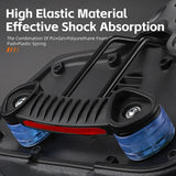 WEST BIKING Comfortable MTB Saddle Ultra Wide Electric Bike Scooter Seat Silicone Massage Particle Cycling Shock Absorber Saddle