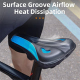 WEST BIKING Comfy Bicycle Gel Saddle Cover Waterproof Grain Leather Highly Elastic Seat Cushion Cover MTB Road Bike Accessories