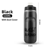 WEST BIKING Cycling Cold Water Insulated Bottle MTB Road Bike Thermal Bottle Racing Soft Squeeze Bottle Portable Gym Kettle