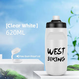 WEST BIKING Cycling Water Bottle 620-750ML Portable Sports Soft Flask MTB Road Bike Bottle Running Gym Fitness Bottle 6 Colors