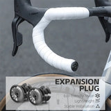 WEST BIKING Dirt-Resistant Handlebar Tape Lightweight Breathable Anti-Slip Road Bike Grip Tape Bike Aero Bar Winding End Plugs