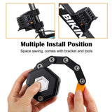 WEST BIKING Foldable Bike Lock With 3 Keys MTB Road Bicycle Lock With Mount Bracket Strong Security Anti-theft Cycling Bike Lock
