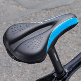 WEST BIKING Gel Comfort Bicycle Seat Cover Shock Absorption Foam Waterproof Grain Leather Saddle Cover MTB Road Bike Accessories