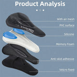 WEST BIKING Gel Comfortable Bicycle Saddle Cover Breathable Non-Slip Memory Foam MTB Road Bike Seat Cover Waterproof Cushion