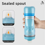 WEST BIKING Insulated Water Bottle Cycling Sport 620ML Portable MTB Road Bike Bottle Thermal Gym Fitness Running Soft Flask