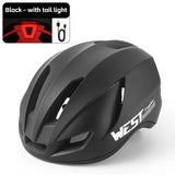 WEST BIKING Lightweight Aero Helmet Female Safety Helmet With LED Flash Light Men's MTB Road Bike Electric Scooter Helmet