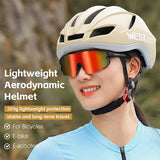 WEST BIKING Lightweight Aero Helmet Female Safety Helmet With LED Flash Light Men's MTB Road Bike Electric Scooter Helmet