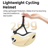 WEST BIKING Lightweight Aero Helmet Female Safety Helmet With LED Flash Light Men's MTB Road Bike Electric Scooter Helmet