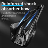 WEST BIKING Lightweight Road Bike Seat Short Nose Racing Bike Saddle Bicycle Hollow Painless Saddle Bike Accessories