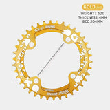 WEST BIKING MTB 104 BCD Narrow Wide Crankset 32T 34T 36T 38T Chain Adaptive Chainrings Moutain Bike XC Chainwheel Bicycle Parts