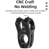 WEST BIKING MTB 25.4/31.8mm Handlebar Stem Extender 6061 Aluminum Alloy CNC Front Fork Stem Adapter Bicycle Handlebar Mount