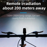 WEST BIKING MTB Bicycle Front Light USB Rechargeable Road Bike Headlight Alumimum Alloy Waterproof LED General/Hanging Mounting