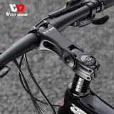 WEST BIKING MTB Bicycle Handlebar Stem Adjustable 60 Degree Angle Riser 31.8mm Handlebar Mount Front Fork Variable Stem Adapter