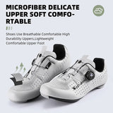 WEST BIKING MTB Cleat Shoes Road Bike SPD Sneaker Shoes Racing Triathlon Selflocking Non-slip Clip Cycling Shoes Size 39-44