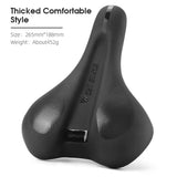 WEST BIKING MTB Comfortable Saddle City Commuter Bike Thicken Foam Saddle Shock Absorber Comfort Bicycle Seat Breathable Cushion