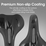 WEST BIKING MTB Comfortable Saddle City Commuter Bike Thicken Foam Saddle Shock Absorber Comfort Bicycle Seat Breathable Cushion