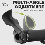WEST BIKING MTB Handle Bar Ends Ergonomic 22.2mm Universal Moutain Bike Ultralight Nylon Fiber Cycling Small Auxiliary Handlebar