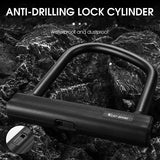 WEST BIKING MTB Road Bike Motorcycle U Lock Heavy Duty Anti-Theft E-Bike Padlock High Security Door Lock Bicycle Accessories