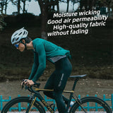 WEST BIKING Men Long Sleeve Cycling Jerseys Breathable Quick Dry MTB Road Bicycle Tops Racing Triathlon Sport Pocket T-shirt 3XL