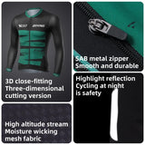 WEST BIKING Men Road Bike Jerseys Long Sleeve Cycling Shirt Spring Autumn MTB Jerseys Triathlon Breathable Tops With Pockets